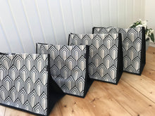 Load image into Gallery viewer, Farmers Market Set of Organic Tote Bags - City Scape